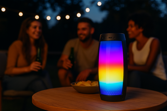 Enceinte Bluetooth LED 360° - Son Puissant & Lumières RGB